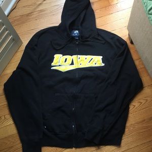J America Sportswear Iowa Hoodie with zipper